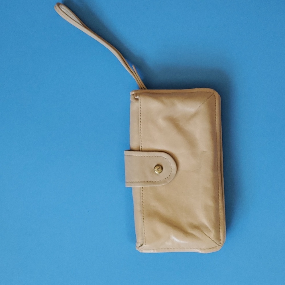 Hobo international wallet with wrist strap